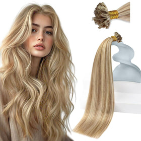 Sunny Hair 22 Inch U Tip Hair Extensions front view