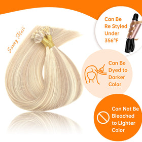 Sunny Hair 24 Inch U Tip extensions displayed in packaging
