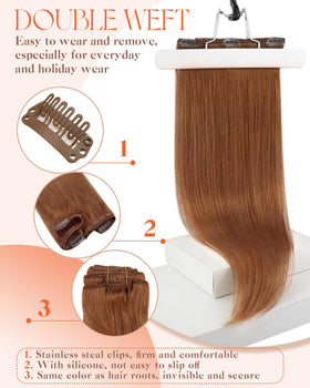 Sunny Hair Clip-in Extensions 135g various pieces
