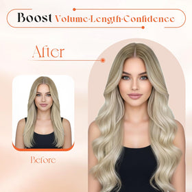 Sunny Hair Clip-in Extensions 20 Inch back view