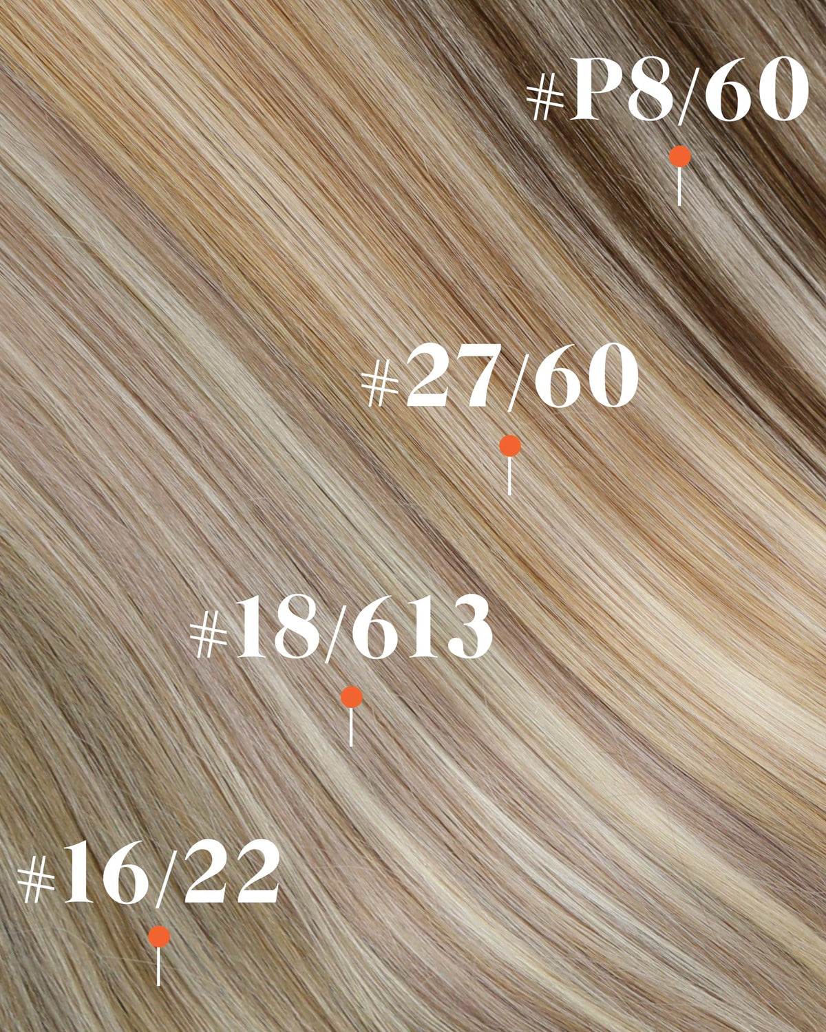 Sunny Hair Clip-In Extensions 22 Inch back view