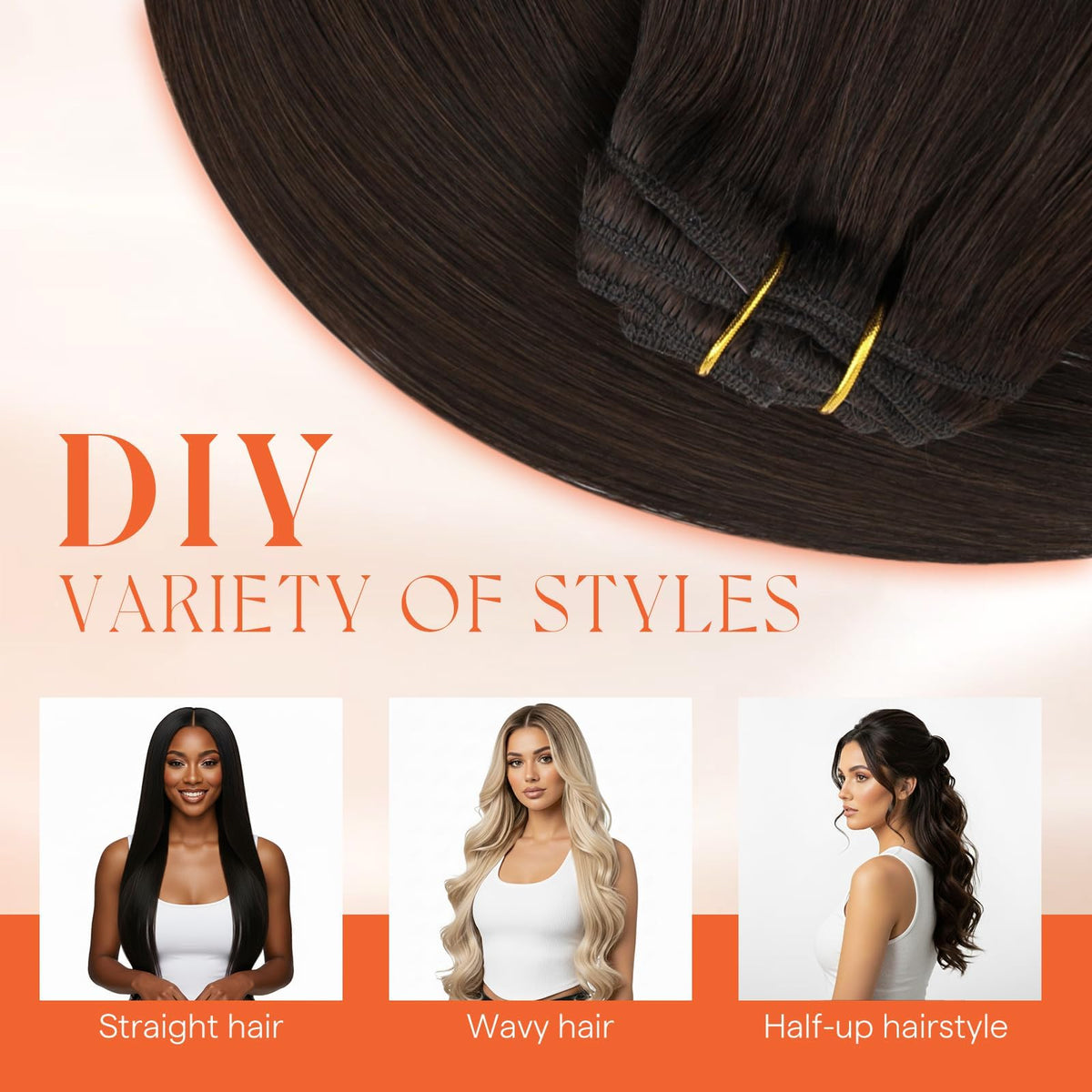 Sunny Hair Clip-in extensions care instructions