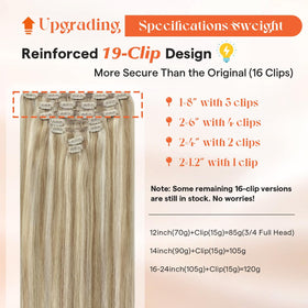 Sunny Hair clip-in extensions close-up of clips