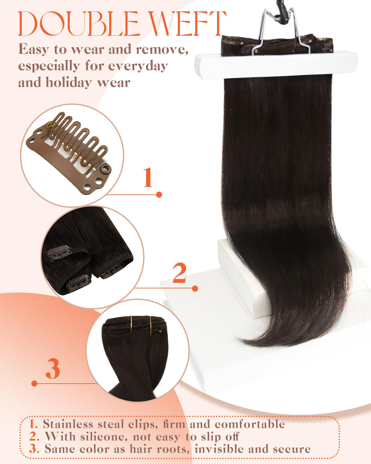 Sunny Hair Clip-in Extensions colour swatch