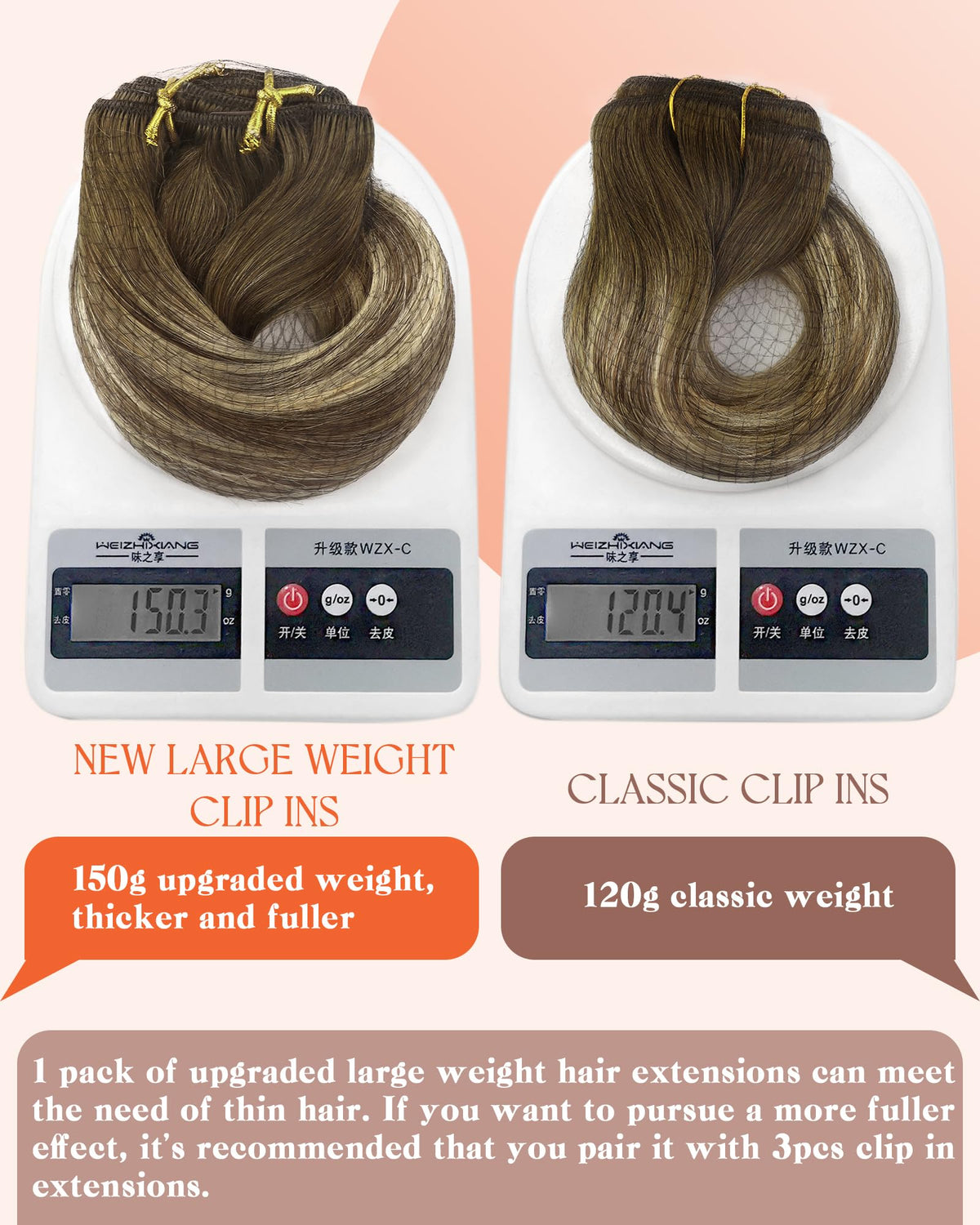 Sunny Hair Clip-in Extensions colour swatches