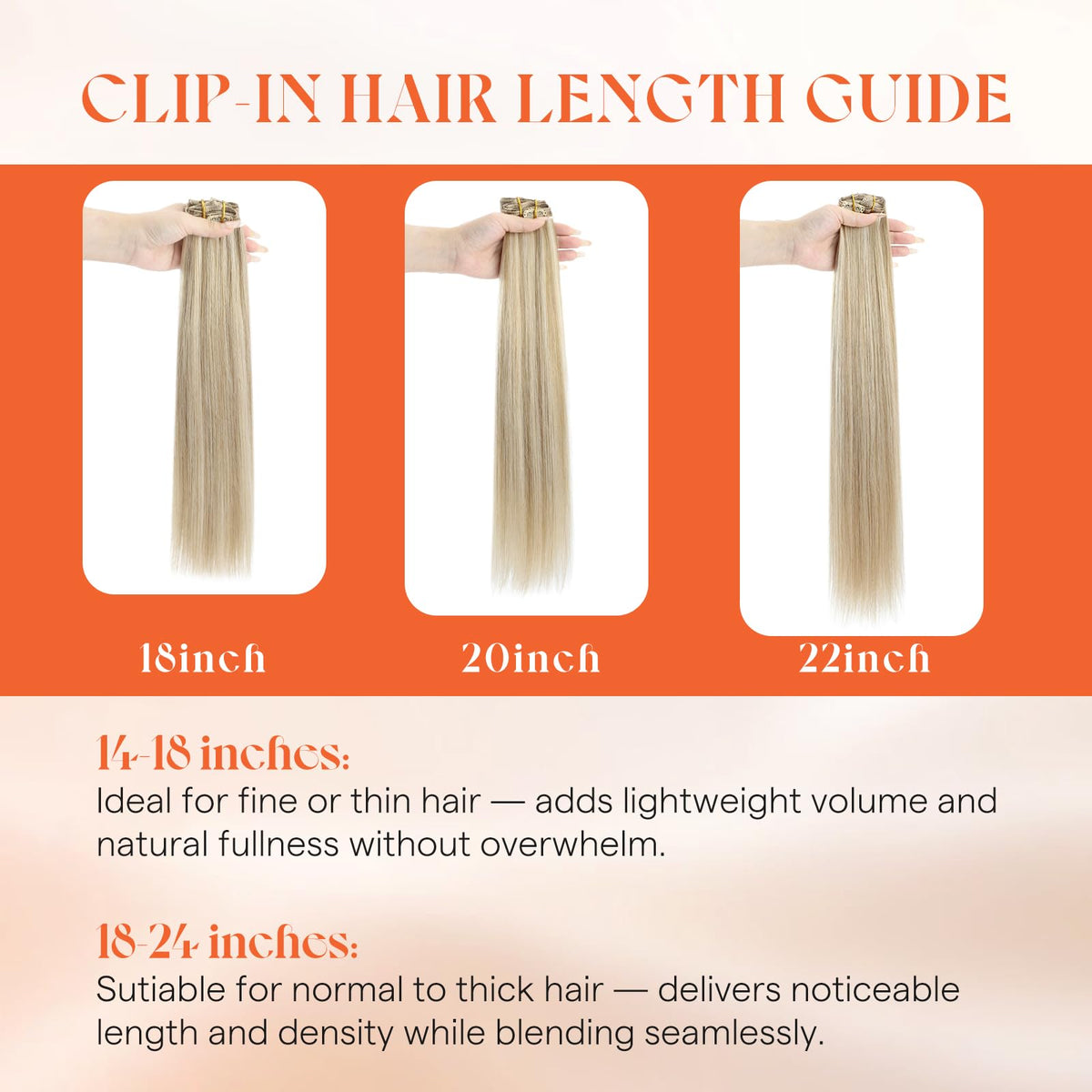 Sunny Hair clip-in extensions displayed on a mannequin