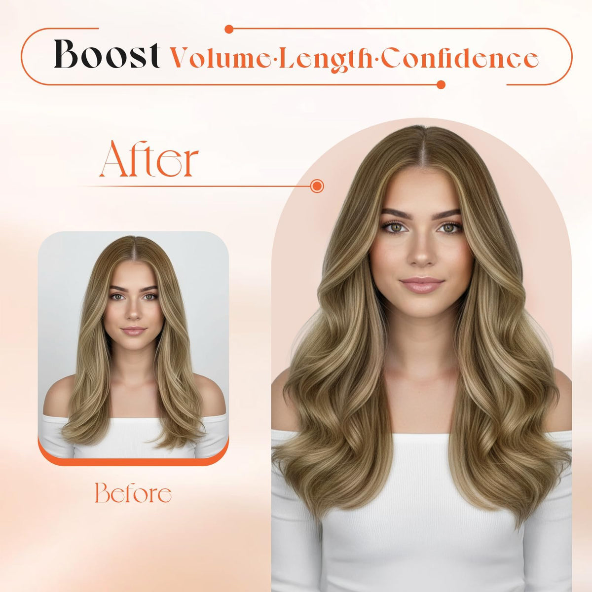 Sunny Hair Clip-In Extensions in various lengths