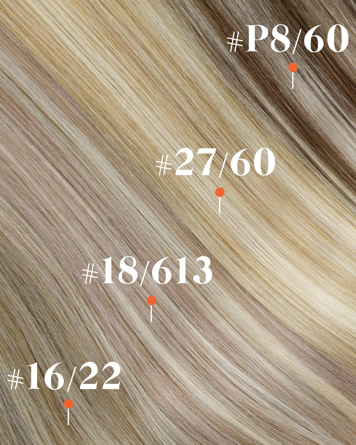 Sunny Hair clip-in extensions on a model