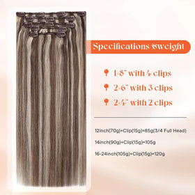 Sunny Hair Clip-In Extensions packaging