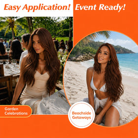 Sunny Hair Clip-in Extensions packaging with care instructions