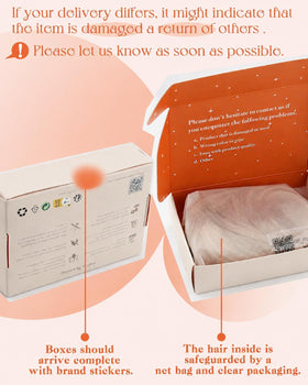 Sunny Hair Clip in Hair Extensions Brown Balayage styled in hair