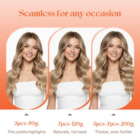 Sunny Hair Extensions being styled with heat tools
