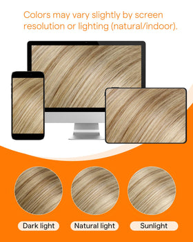 Sunny Hair extensions displayed in various shades