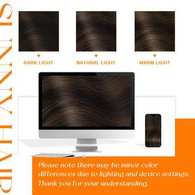 Sunny Hair extensions displayed on a flat surface