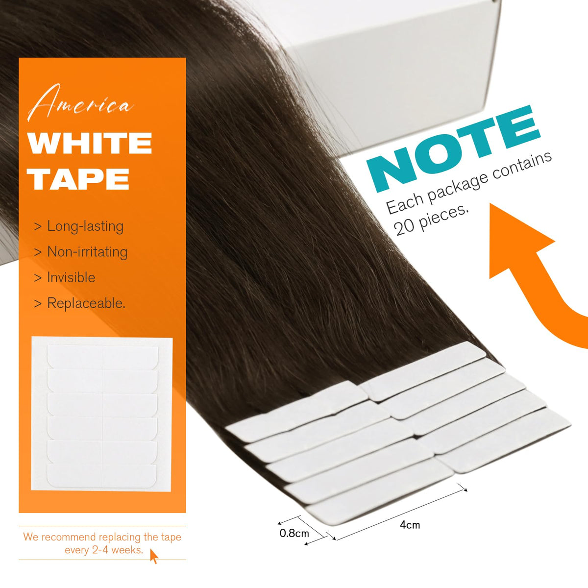 Sunny Hair Extensions displayed with packaging
