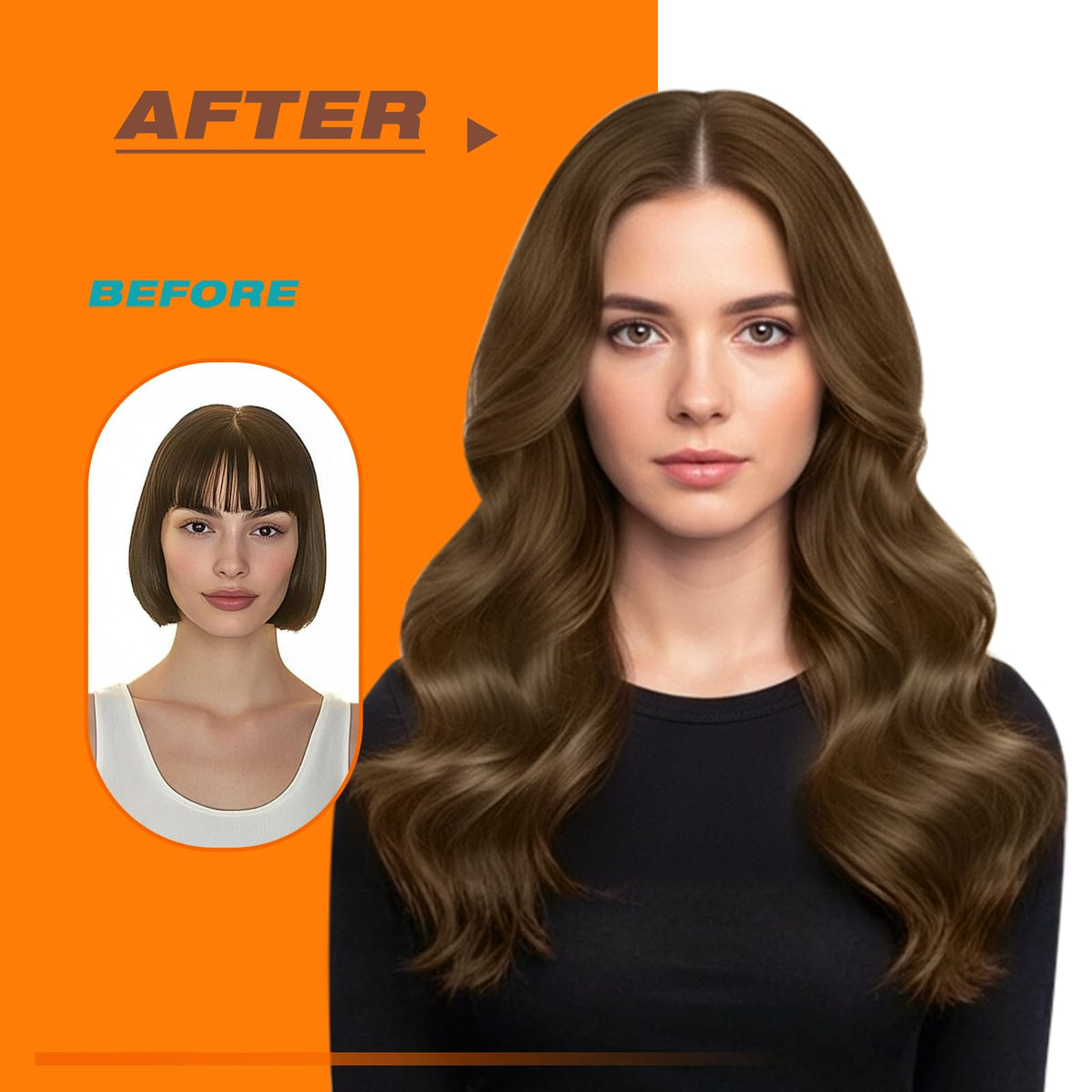 Sunny Hair Extensions displayed with replacement tapes
