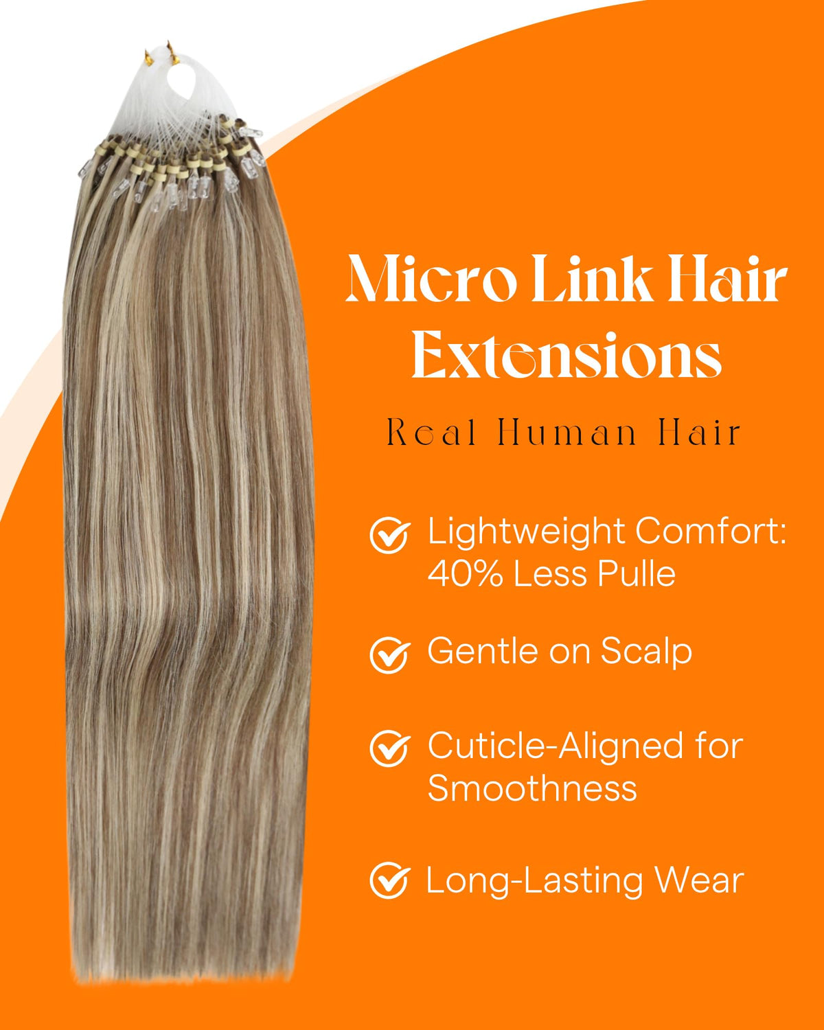 Sunny Hair extensions in natural light