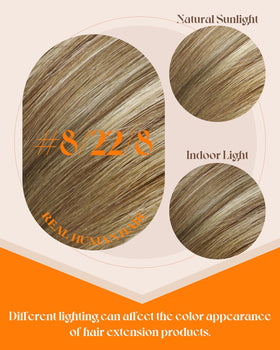 Sunny Hair extensions in natural light