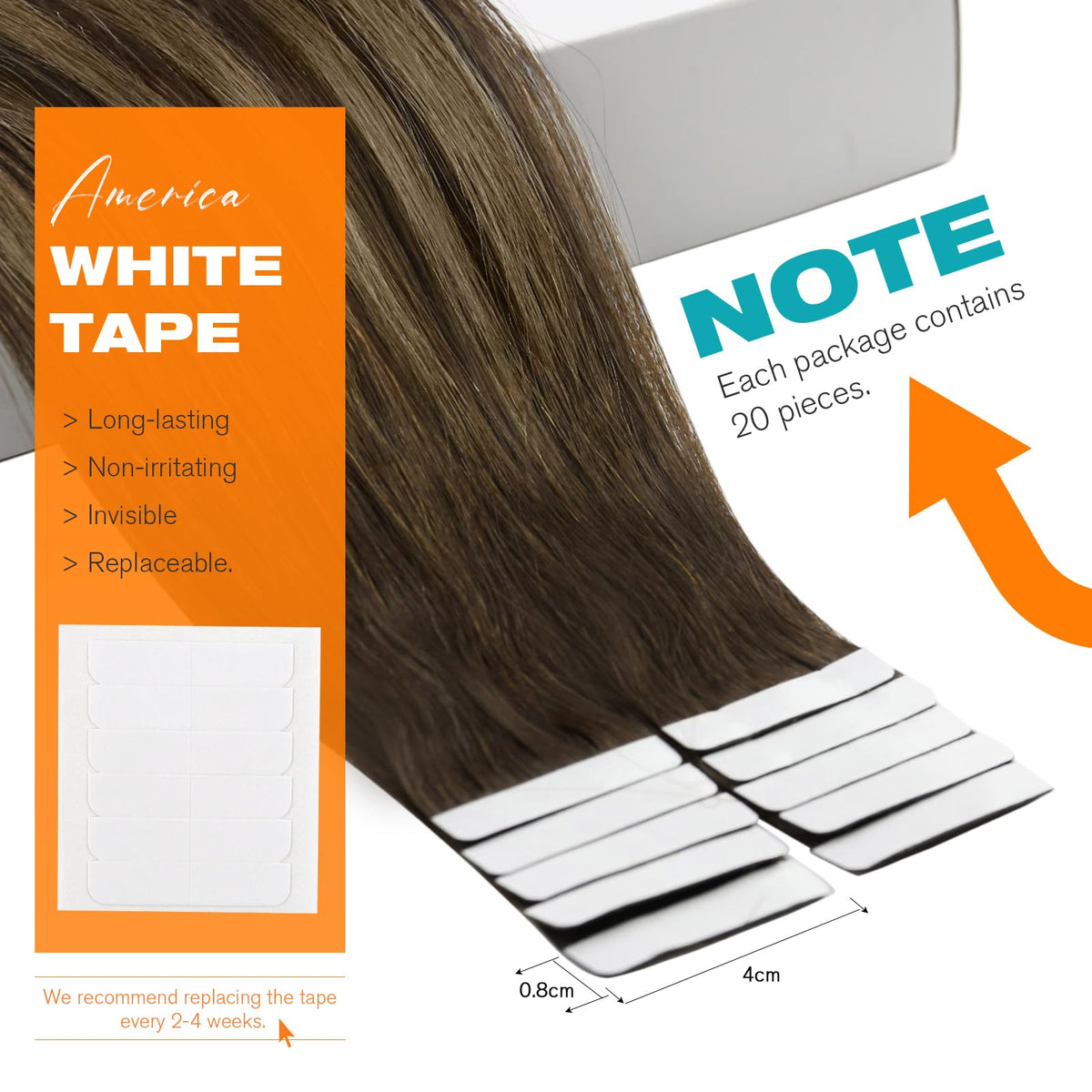 Sunny Hair extensions in packaging