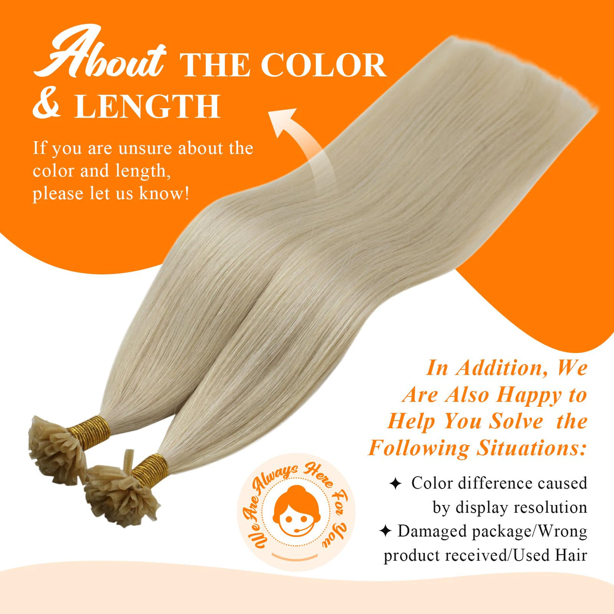 Sunny Hair extensions packaging display