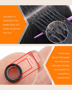 Sunny Hair extensions showing aligned cuticles and texture
