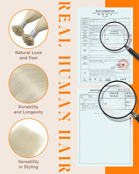 Sunny Hair Extensions showing blending with natural hair