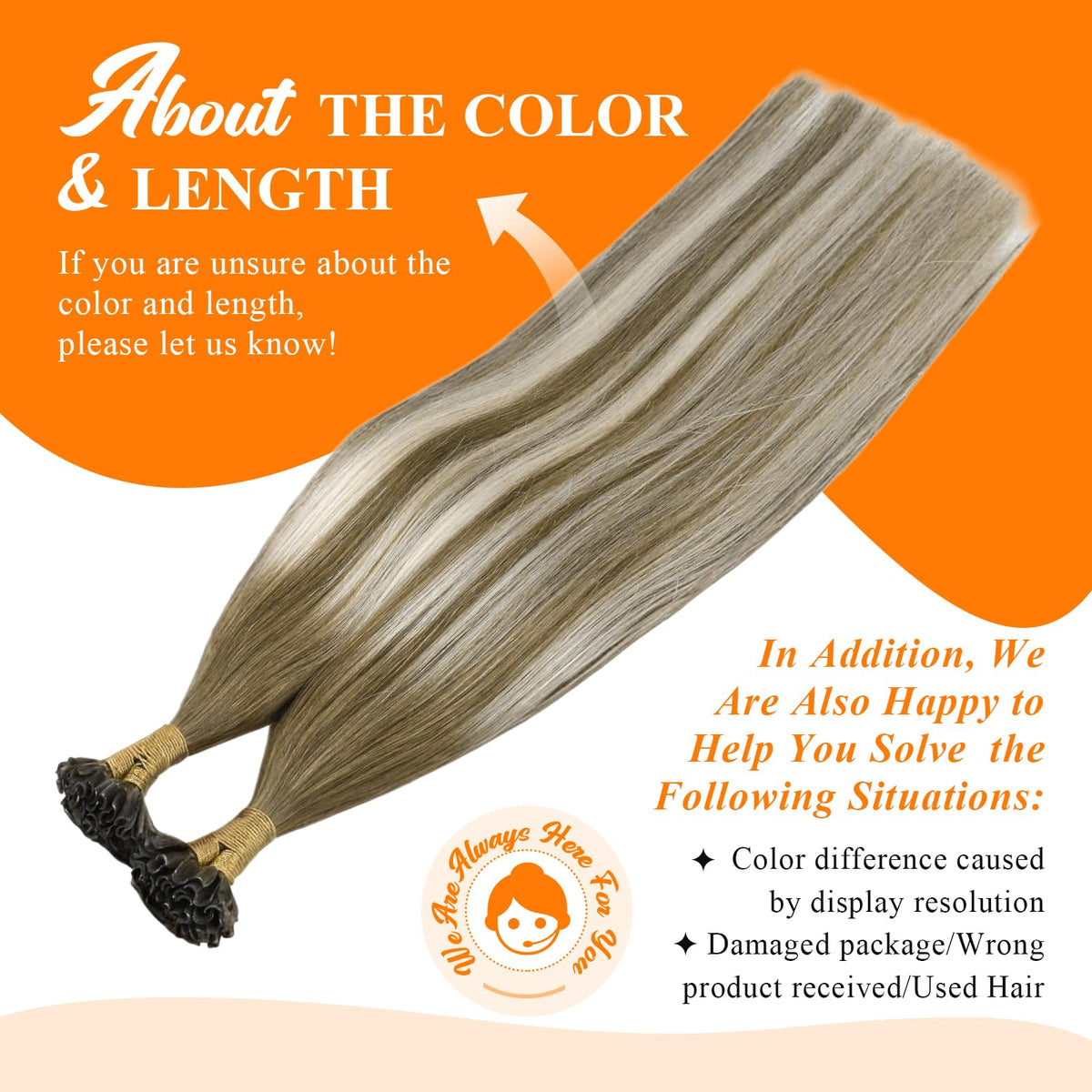 Sunny Hair extensions showing natural hair blend