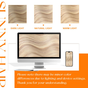 Sunny Hair extensions showing smooth texture