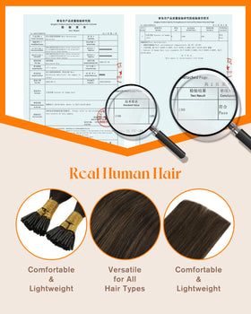 Sunny Hair extensions straightened for a sleek look