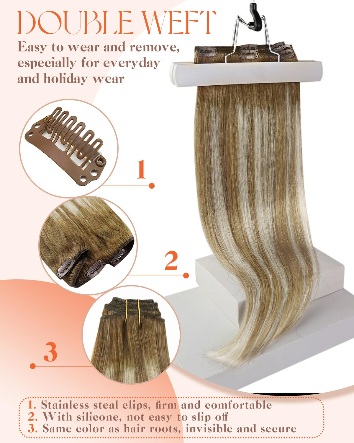 Sunny Hair extensions with care instructions