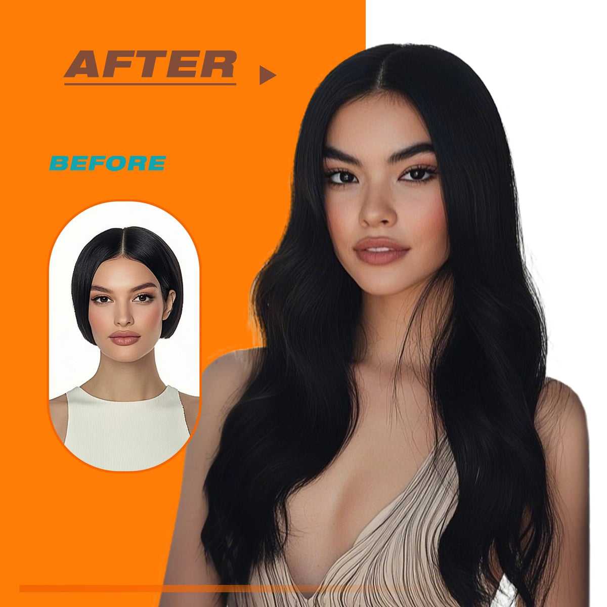 Sunny Hair extensions with heat styling tools