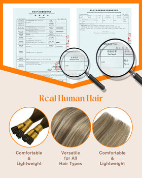 Sunny Hair I Tip Extensions in packaging