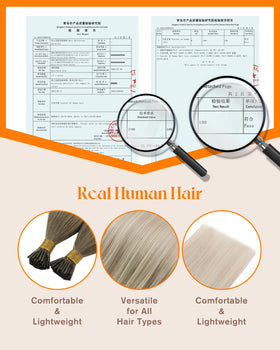 Sunny Hair I Tip extensions in packaging