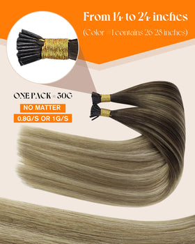 Sunny Hair I Tip Hair Extensions packaging