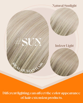 Sunny Hair I Tip Hair Extensions styled in waves
