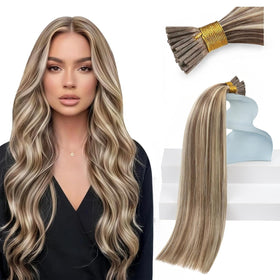 Sunny Hair I Tips Hair Extensions front view with packaging