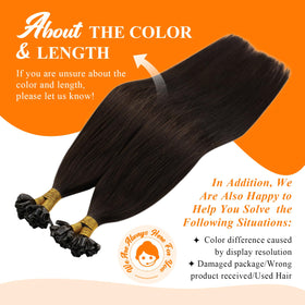 Sunny Hair K Tip Hair Extensions in packaging