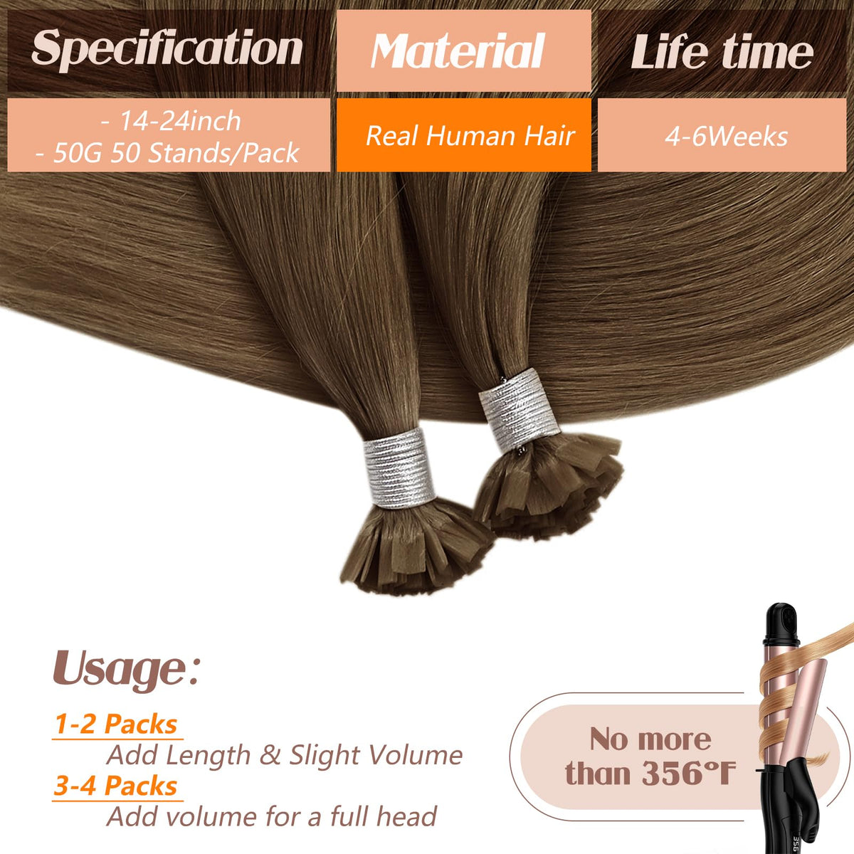 Sunny Hair K Tip Hair Extensions lifestyle scene