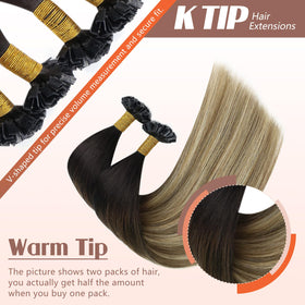 Sunny Hair K Tip Hair Extensions packaging