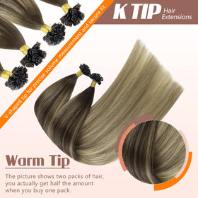 Sunny Hair K Tip Hair Extensions packaging