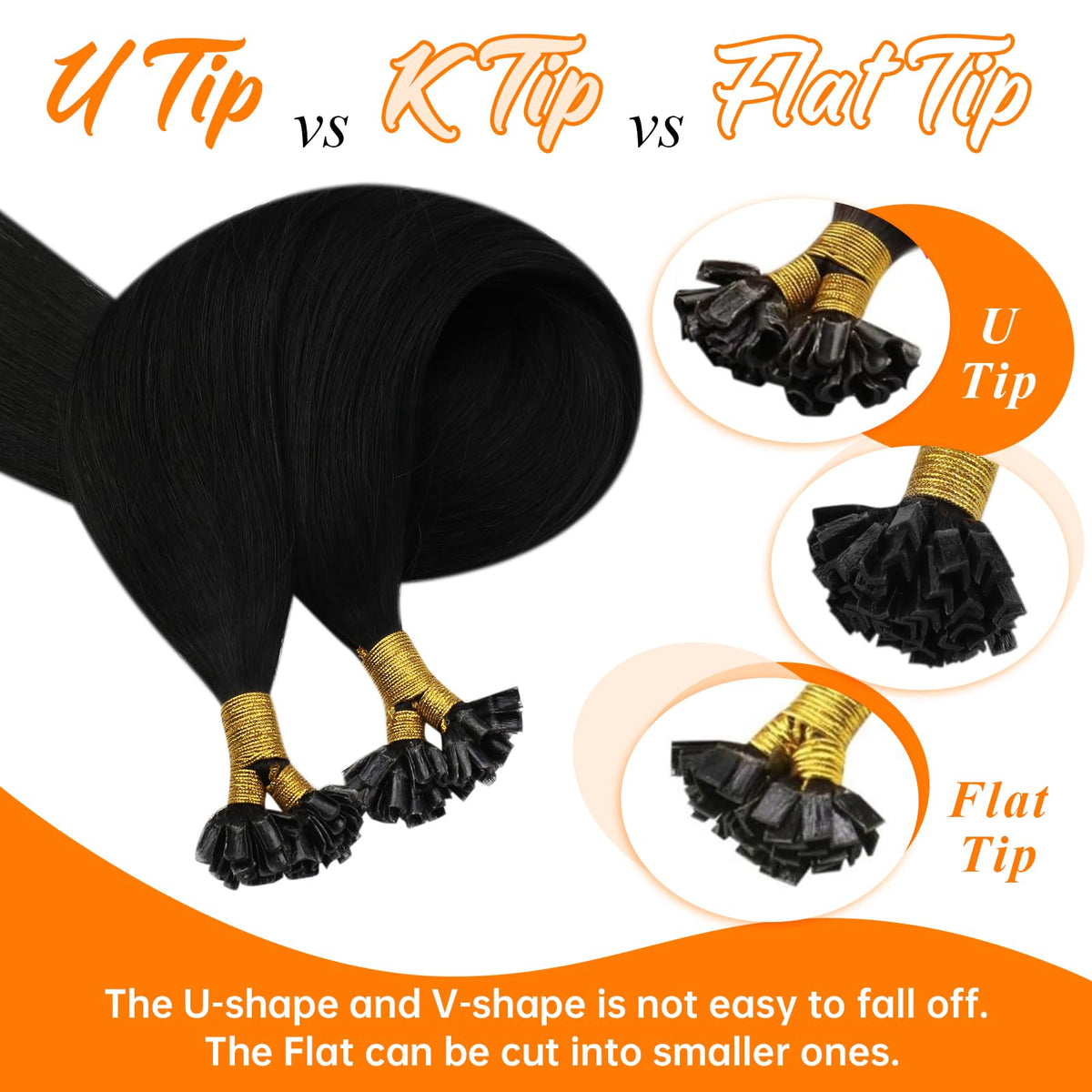 Sunny Hair K Tips Hair Extensions in various lengths