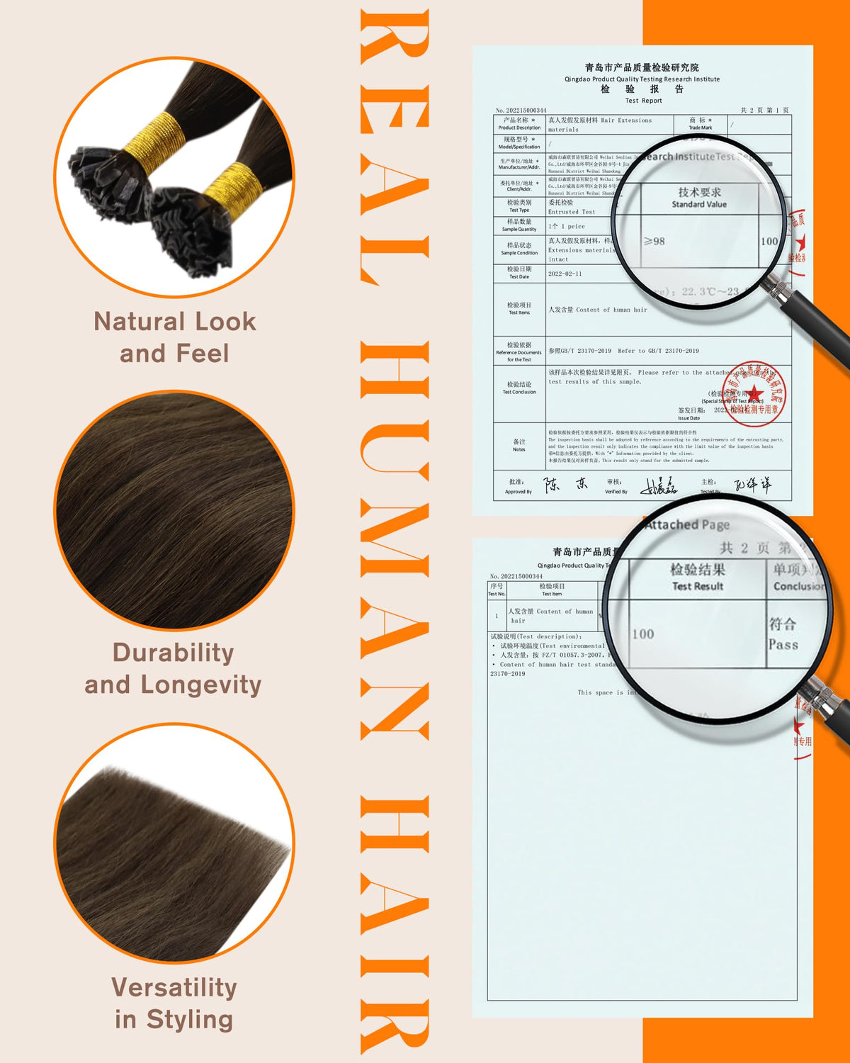 Sunny Hair Ktip extensions displayed in various shades
