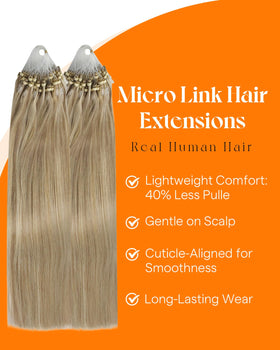 Sunny Hair Micro Bead Hair Extensions displayed in various shades