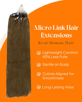Sunny Hair Micro Hair Extensions displayed with styling tools