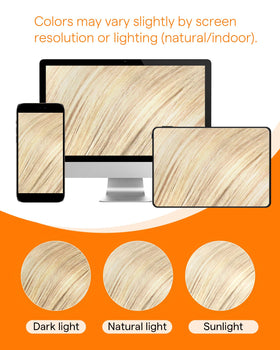 Sunny Hair Micro Link extensions displayed with various shades