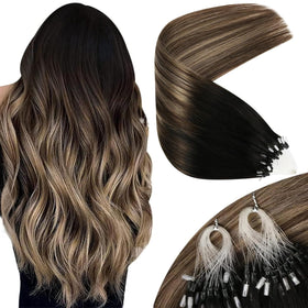Sunny Hair Micro Link Hair Extensions front view