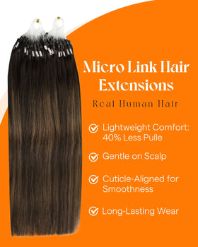 Sunny Hair Micro Link Hair Extensions in a lifestyle setting
