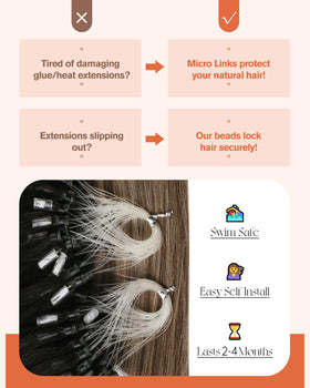 Sunny Hair Micro Loop Extensions packaging