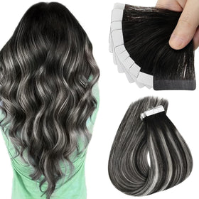 Sunny Hair Ombre Tape-in Hair Extensions 20 Inch front view