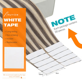 Sunny Hair Ombre Tape in Hair Extensions displayed with packaging